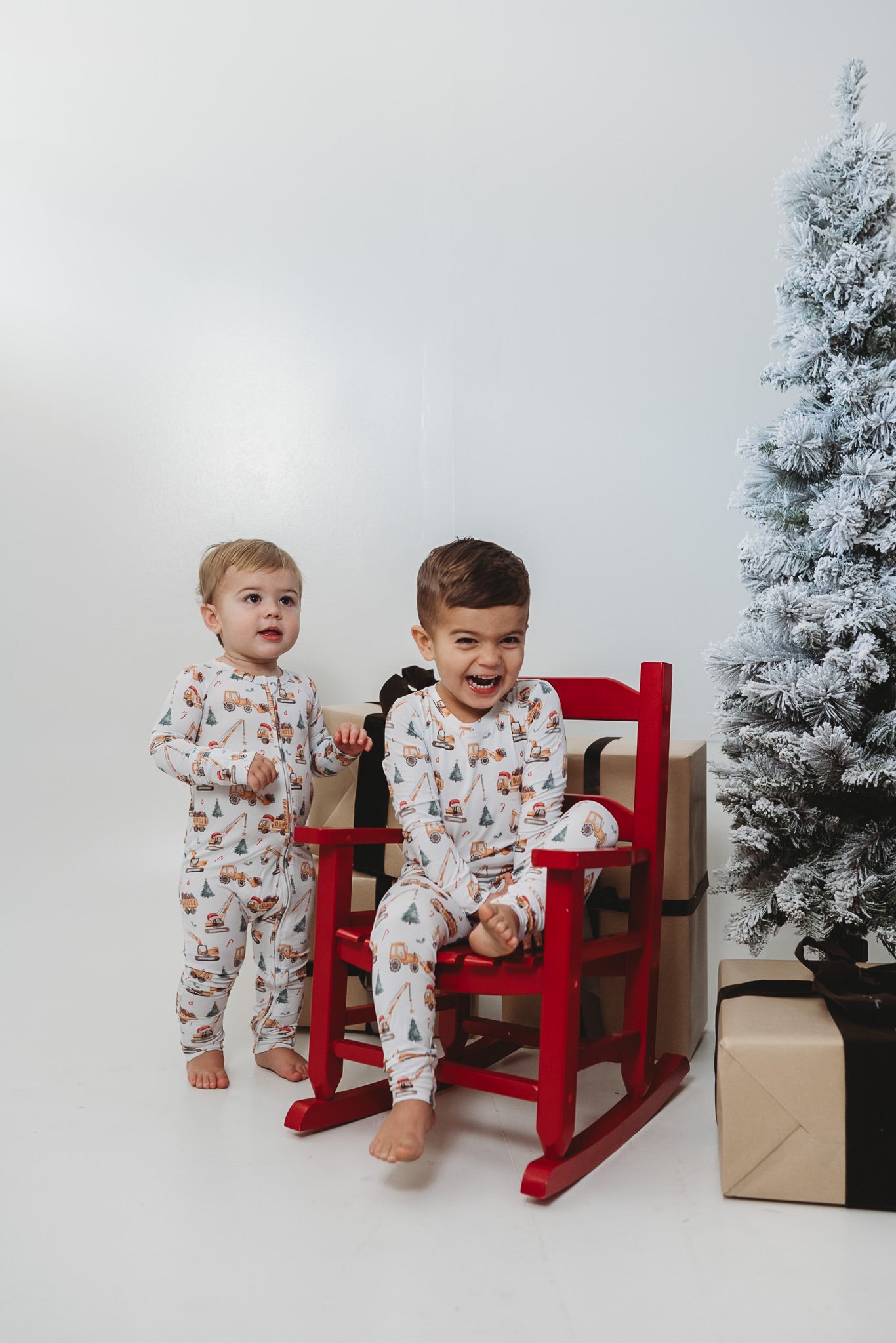 Christmas Construction Onesie (PRE-ORDER SHIPS 11/15-11/20)