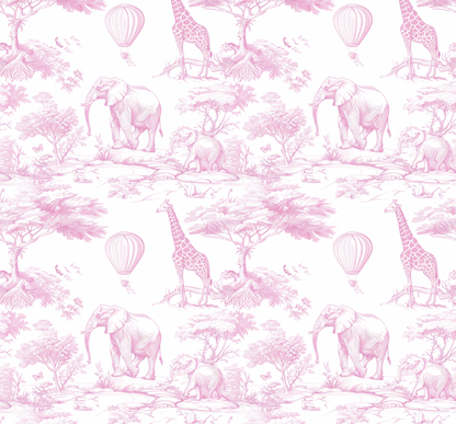 Baby Pink Safari Swaddle