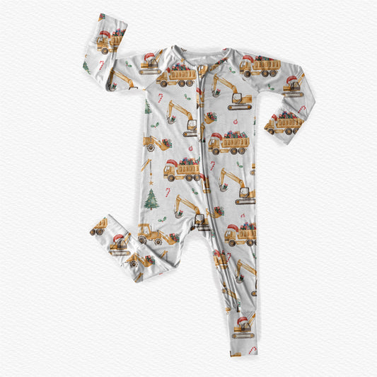 Christmas Construction Onesie (PRE-ORDER SHIPS 11/15-11/20)
