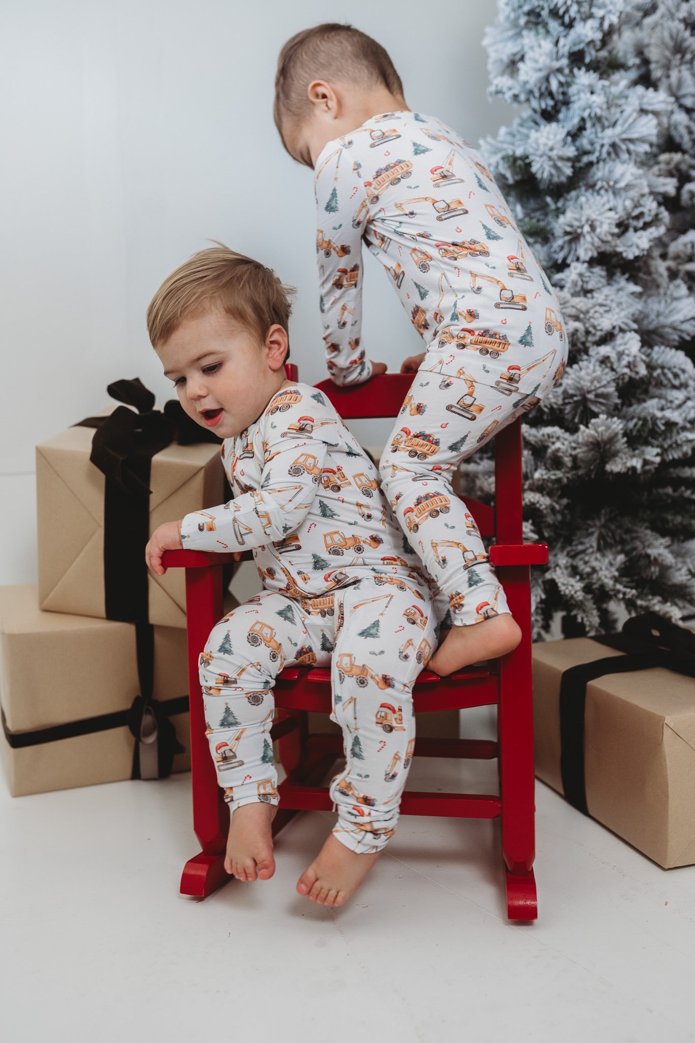 Christmas Construction Onesie (PRE-ORDER SHIPS 11/15-11/20)