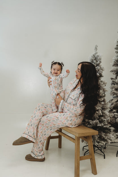 Rosy Pines Women's Pajama Set (PRE-ORDER SHIPS 11/15-11/20)