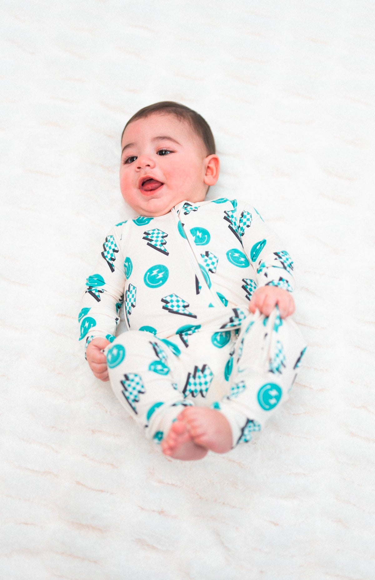 Teal Thunder Onesie