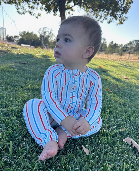 Liberty Lines onesie