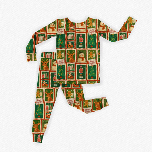 Stamped with Cheer Two Piece Set (PRE-ORDER SHIPS 11/15-11/20)
