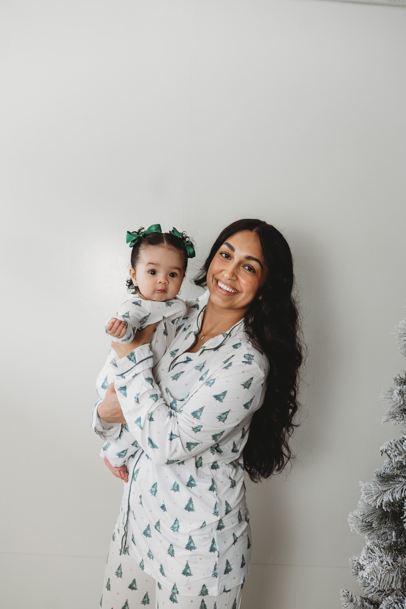 Twinkling Trees Women's Pajama Set