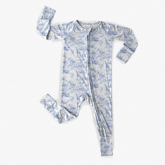 Baby Blue Safari Onesie