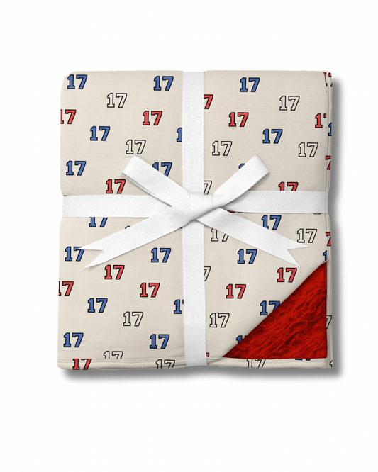 PRESALE: 17 Sideline Snuggle 50x50 Plush Blanket