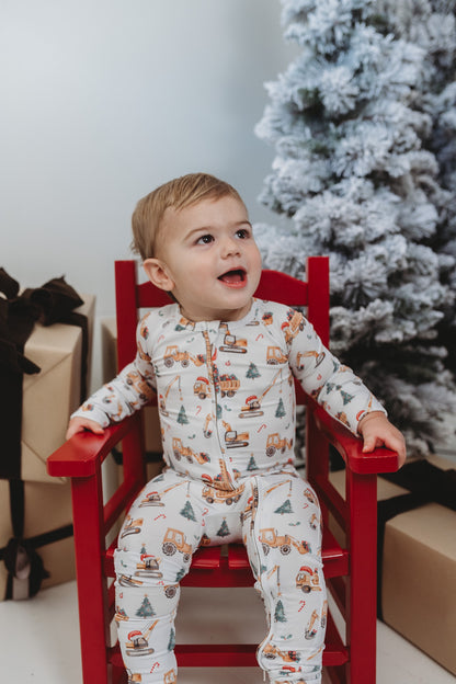 Christmas Construction Onesie (PRE-ORDER SHIPS 11/15-11/20)