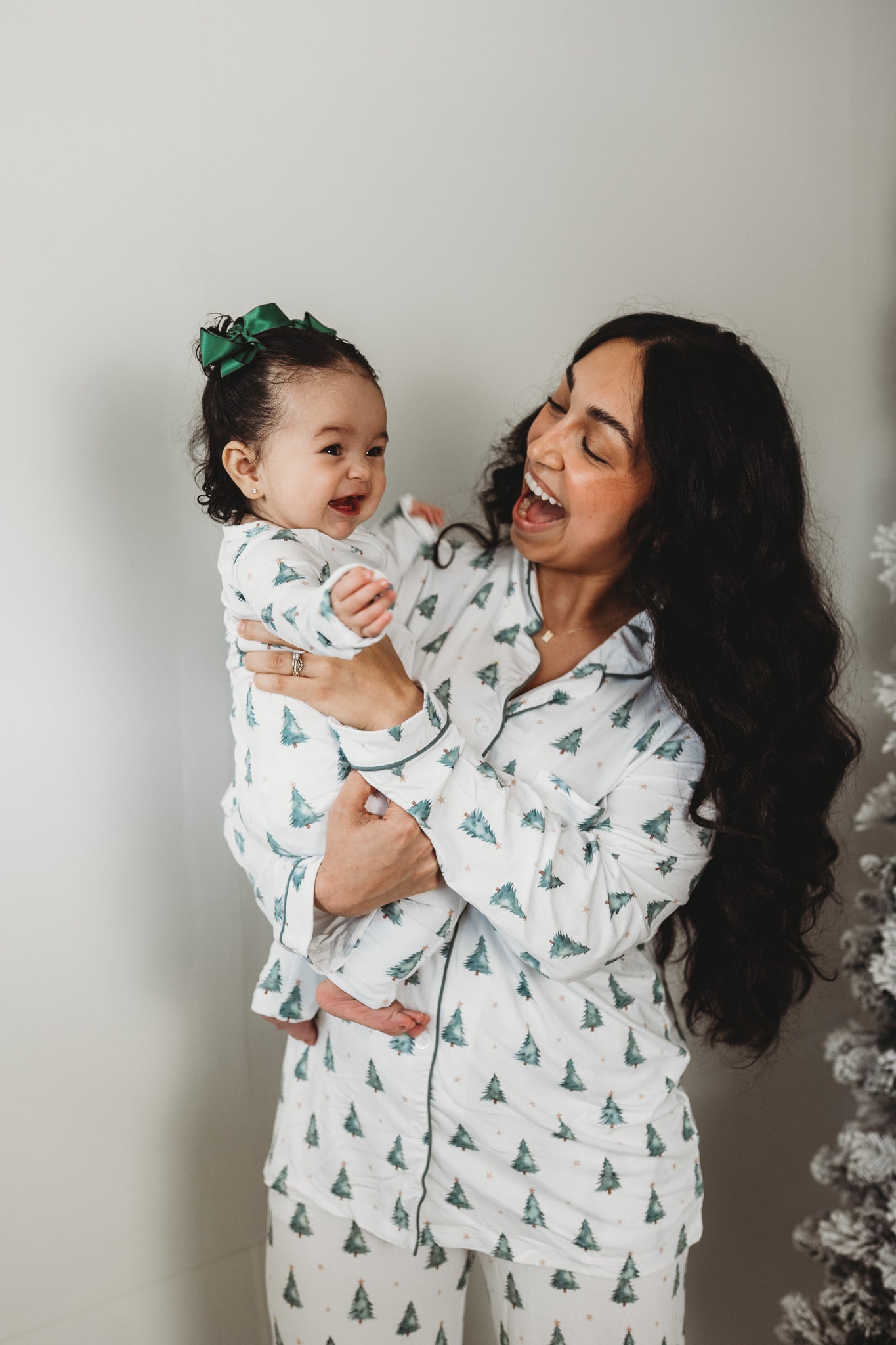 Twinkling Trees Women's Pajama Set