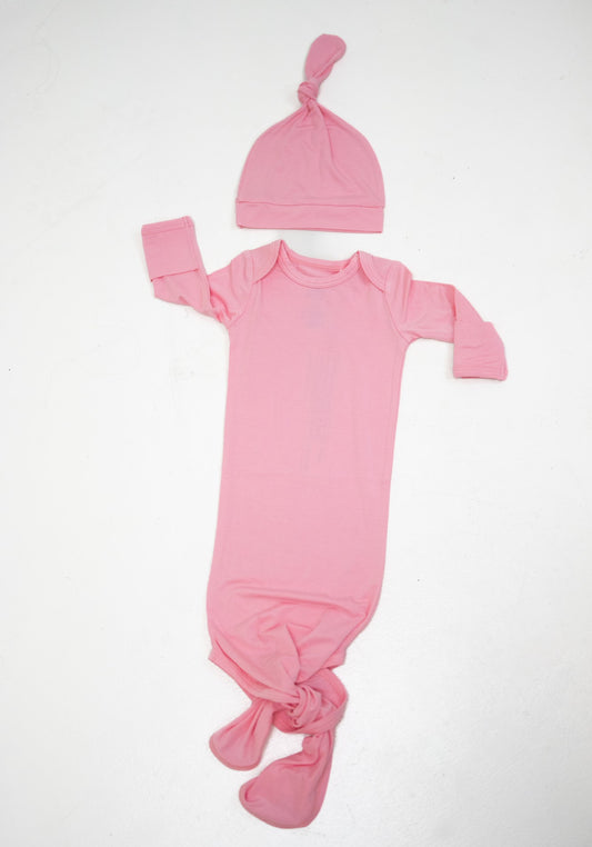 Pretty in Pink Gown + Beanie