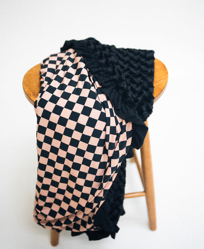 Checkmate Mink Blanket – 47x47