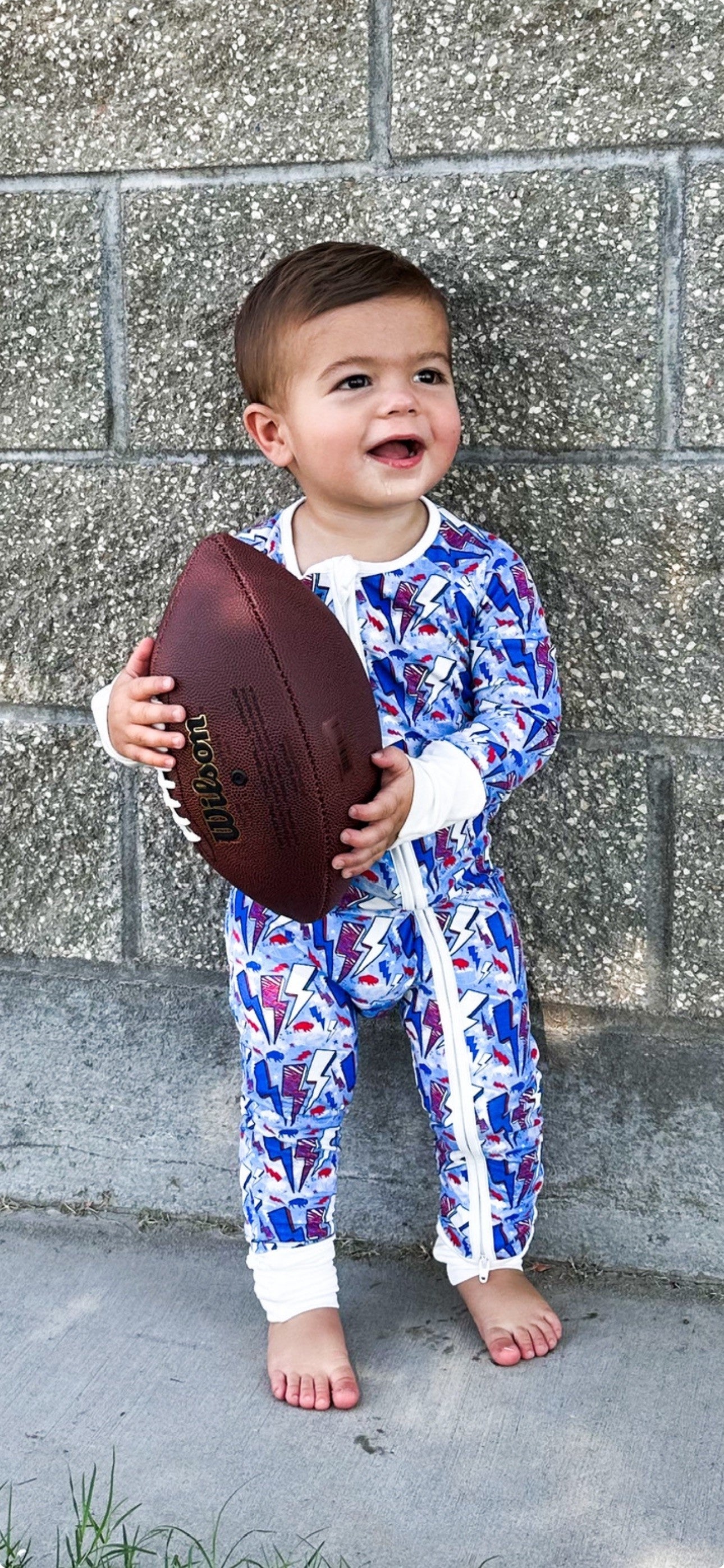 Sunday Funday Long Sleeve Onesie